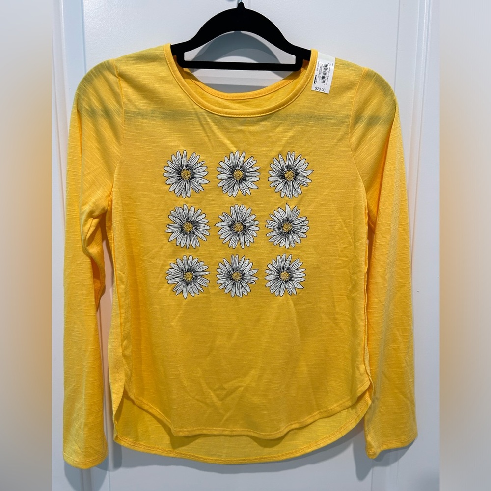 New Girls SO Favorite Graphic Tee Size: L (10/12) Color: Yellow